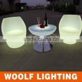 Modern Appearance Nightclub Bar Glow LED Plastic Furniture thumbnail-4