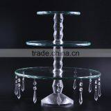 Best Prices Simple Design Wholesale Crystal Cake Stand With Good Offer thumbnail-1