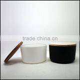 20oz Large Sprayed Colored Candle Jars Matte Black Glass Candle Holder thumbnail-1