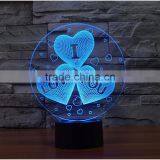 New Item Deco 3D Night Light 7 Color Changing 3D Led Table Lamps thumbnail-1