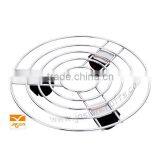 Kitchen Utensil Rack 10 Fixed Hooks Chrome Wall Mounted thumbnail-1