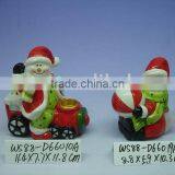Cheap Dolomite Snowman Candle Holder thumbnail-1