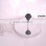 Circular Base Mirror Polish Cast Aluminium Lamp Also Available in Mat Finish thumbnail-1