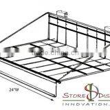 SDG088 Wire Grid Wall Metal Shelf 24x7inch thumbnail-5