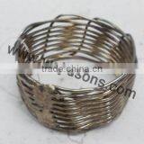 Wholesale Wedding Decoration Event Aluminum Napkin Ring thumbnail-6