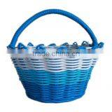 Household Plastic Hollow Pipe Woven Fruit Basket thumbnail-1