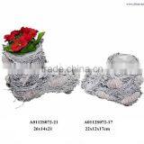 Christmas Flower Pots in Boot Shape thumbnail-1