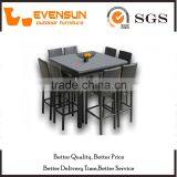 Cheap Patio Bar Rattan Table Set Outdoor Wicker Bar Set thumbnail-1