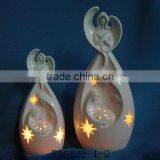 Porcelain Home Decoration Angel Tea Light Holder thumbnail-1
