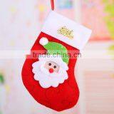 New Products 2017 Personalized Beaded Eyes of Bear Deer Santa Claus Fabric Sock Decor Wool Felt Bucilla Christmas Stocking Kits thumbnail-3