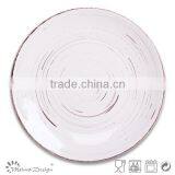 Antique White Color Glazed Cheap Ceramic Plates