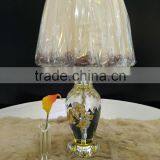New Design High Quality Modern Crystal Table Lamp With Glaze Flower thumbnail-2