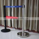 Retractable Belt Barriers With Double Belts in Various Colors thumbnail-2