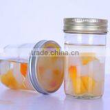 250ml Amazing Transparent Glass Food Jar With Metal Lid thumbnail-1