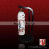 Jingdezhen Porcelain Hand Painting Flower Pattern Ceramic Reading Lamp thumbnail-1