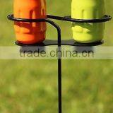 Outdoor Beach Sand Lawn Beverage Cans Stakes Holder 2PCS Cans Each Stake thumbnail-2