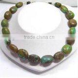 Natural Undyed Turquoise Necklace thumbnail-1