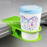 Creative Cup / Bottle Holder Clip Used for Desk or Table , Mixed Colors thumbnail-1