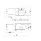 Portable 12v Electric Worm Gear Winch Of 3000LBS For Pulling thumbnail-2