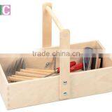 Custom Wooden Tray, Wooden Tray With Handles thumbnail-1