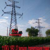 MEGATRO 110KV 1B2 J2 Tension Transmission Tower thumbnail-1