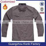 Custom Best Quality Long Sleeve Men Cotton Construction Work Uniform