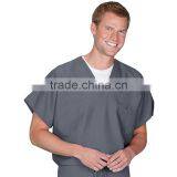 Wholesale Custom Made V-neck Scrub Top And Pants For Docter Wear BSOP-6517 thumbnail-2