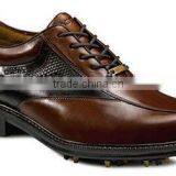 Men Genuine Leather Sport Shoes, Fashion Stylish High Top Golf Shoes for Men or Women Business thumbnail-1