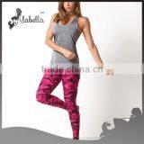 Polyester and Spandex Sexy Tank Top Crossfit Fitness Yoga Vest thumbnail-1