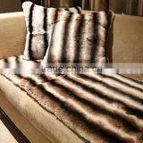 CX-D-128B New Arrival Rex Rabbit Fur Carpet/Fur Blanket thumbnail-3