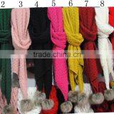 Fashion Knitted Acrlic Lady Scarf in Stock for Winter thumbnail-1