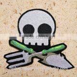 Custom High Quality Embroidered Creative Skulls Patch for Clothes Embroidery Patch Made in China Choose Size/color thumbnail-5