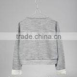 Custom Womens Long Sleeve Sweatshirt, Ladies Crop Top, Crewneck Sweatshirt thumbnail-4