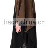 Womens Wool Poncho and Shawls Knit Poncho Sweater for Women thumbnail-4