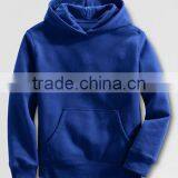 BOYS PLAIN PULLOVER HOODY WITH POCKET thumbnail-1