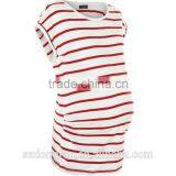 2017 Blouse Women Summer Stripe Maternity Clothes Ladies Tops Latest Design thumbnail-4