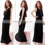 High Quality Long Elegant Chiffon Dress Seaside Beach Long Maxi Dress thumbnail-4