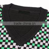 Green Mens Christmas Sweaters Vest thumbnail-2