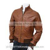 2017 Model Sheep Skin Leather Fashion Jacket thumbnail-4