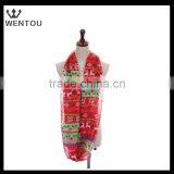 Wholesale Personalized Red Christmas Scarf thumbnail-2