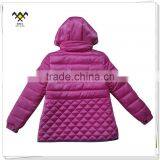 Super Warm Girls Plaid Hooded Jacket thumbnail-2