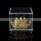 India 24K Gold Plated Crystal Golden Temple Model, Crystal Sikhism Souvenir Gift JC-TG 01 thumbnail-6