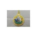 3D Die Casting KG Kolsche Karneval Medal With Antique Nickel and Gold Plating, Two Piece Combined thumbnail-1