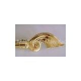 Golden Window Metal Curtain Finials Rod Cap for Home Use XFY049f