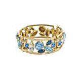 Gold Plated Bangle Bracelet Wide Rhinestone Bangle For Women Gift