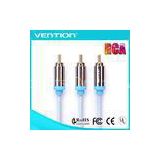 Long 3RCA Coaxial Audio Video Cables Male to Male Audio and Video Cable for AV System