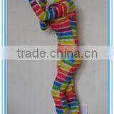 Wholesale Adult and Kids Lycra Spandex Rainbow Zentai Costume thumbnail-1