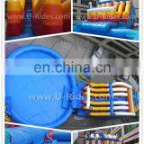 Funny Rainbow Giant Inflatable Water Parks Amusement Park Inflatable Water Slide For Sale thumbnail-6