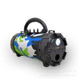 Cylinder Bluetooth Speaker Outdoor Portable Wireless Card Flashlight Cannon Speaker thumbnail-2