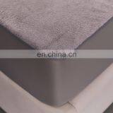 Стильный матрасный защитный чехол из водонепроницаемого хлопкового терри серого цвета для гостиниц thumbnail-3